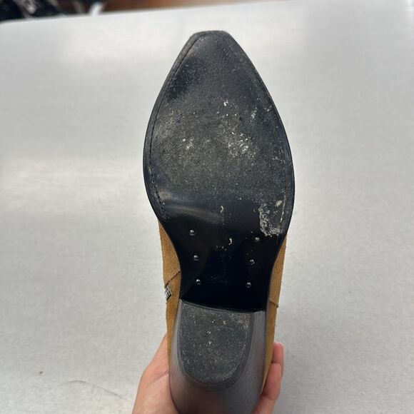 Celine Brown Suede Ankle Boots - Picture 7 of 9